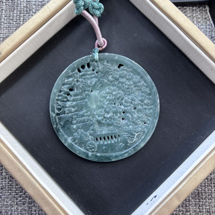 翡翠山水吊坠（多样性发货拍一个发一个）-570257