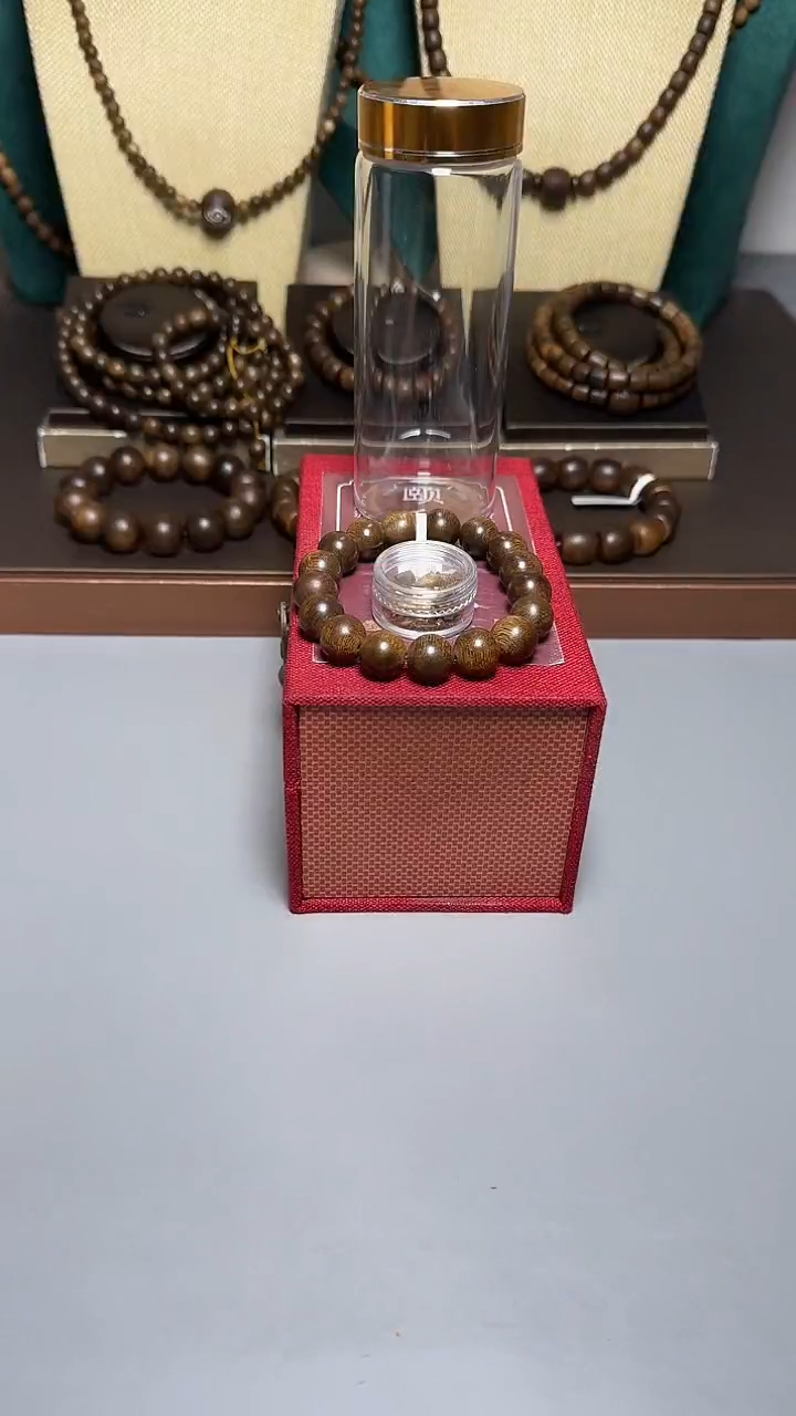 沉香海南金沙叶1.2圆珠单圈