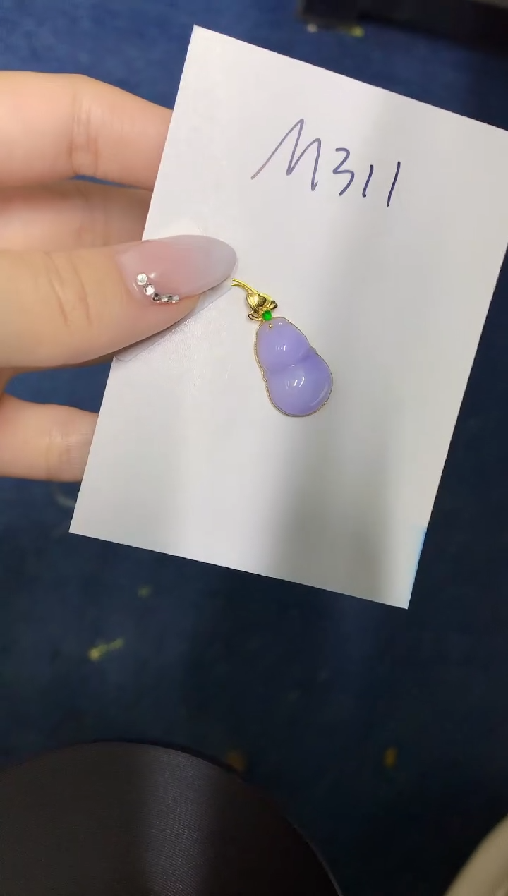 【闪购商品】翡翠颈饰18K金镶嵌0000000000