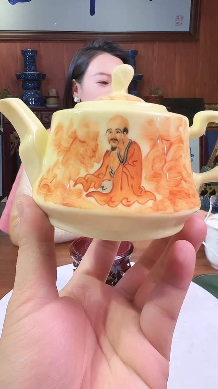 摆件陶景德镇陶瓷青花摆件21