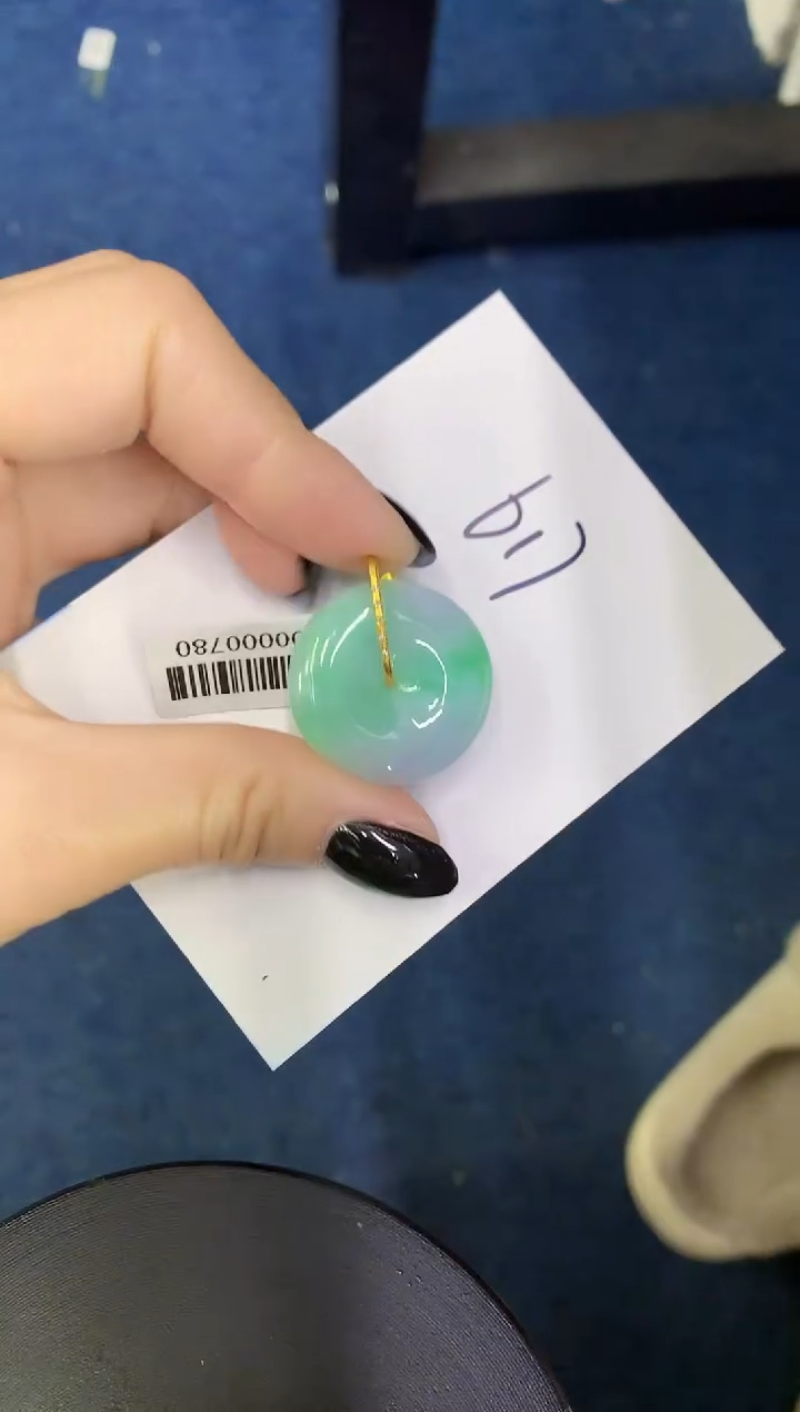 【闪购商品】翡翠颈饰18K金镶嵌0000000000