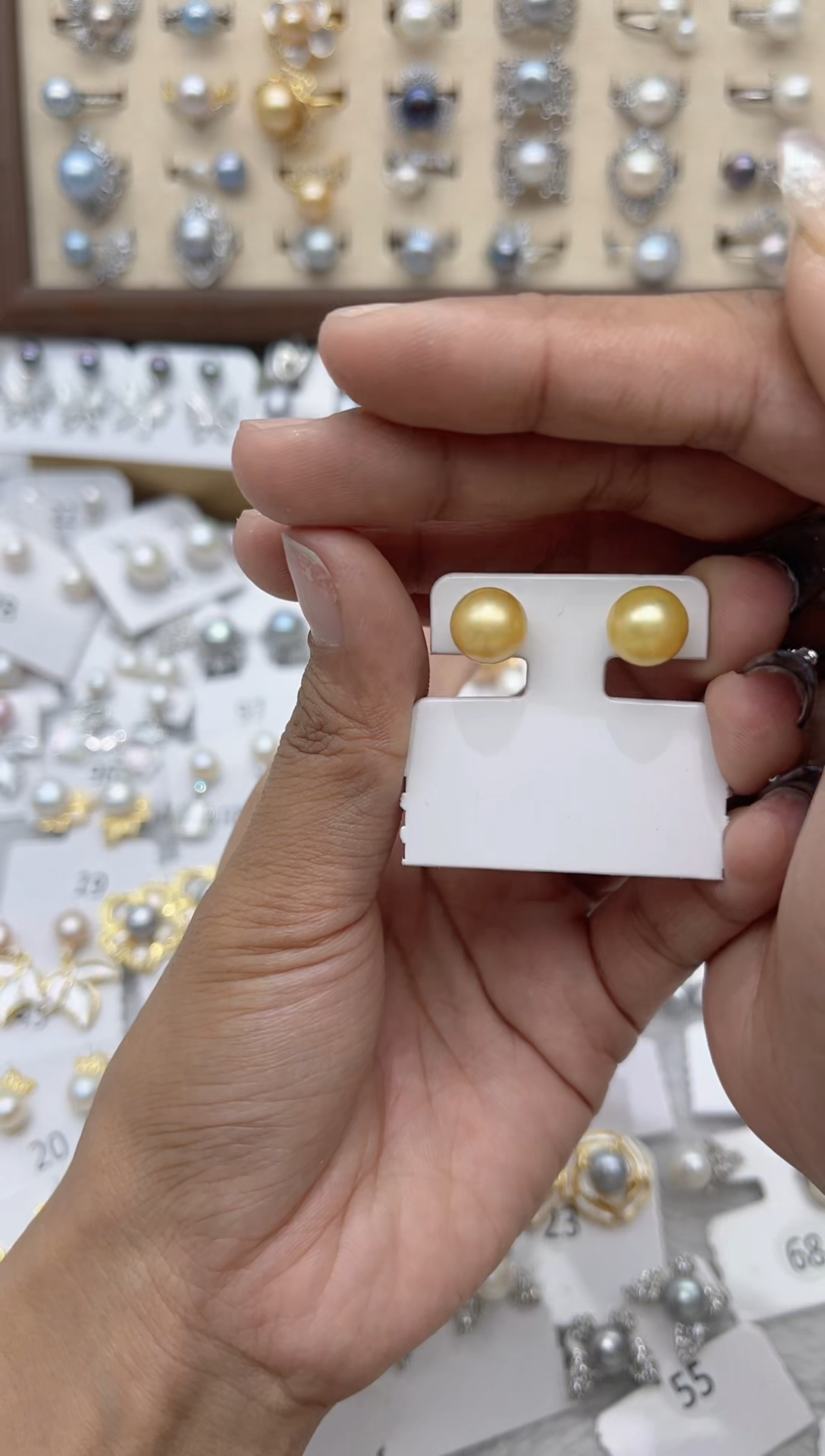 【闪购商品】淡水珍珠戒指合金21