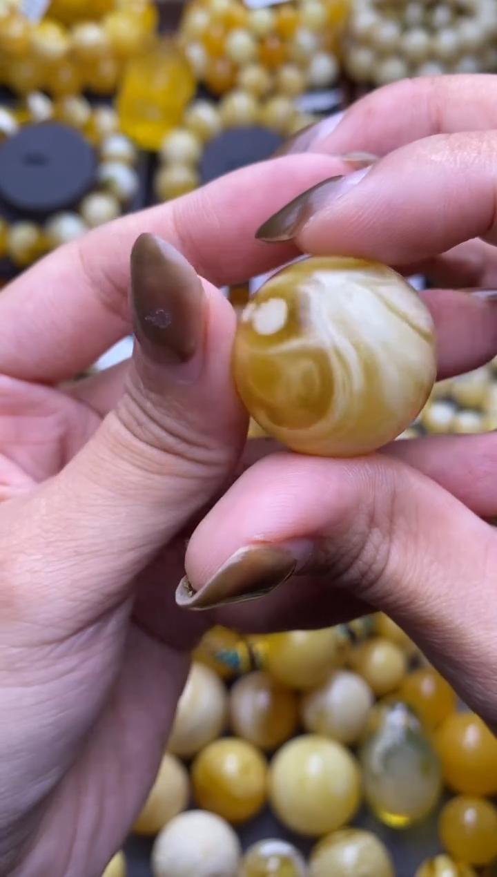 【闪购商品】琥珀裸石未镶嵌大小姐珠宝严选119