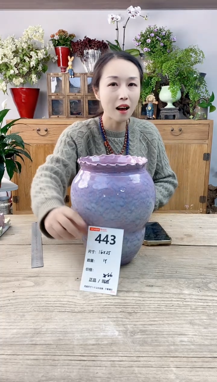 小玩子花盆直播编号443