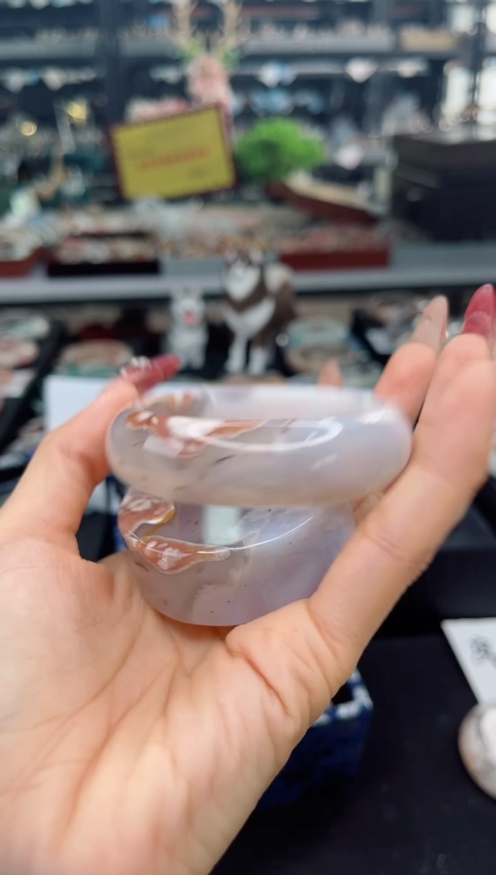 【闪购商品】石英质玉手镯未镶嵌56圈口（赠品镯心）1446182