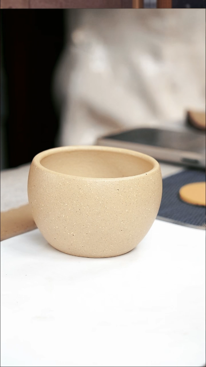 茶壶紫砂自**光豆青砂钢杯2只