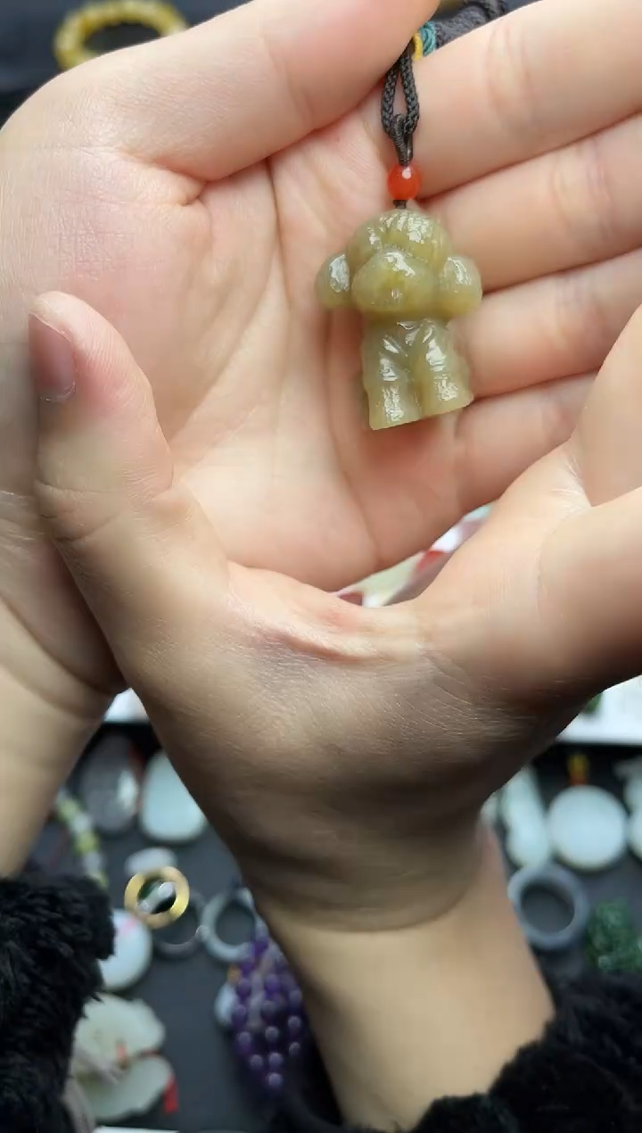 颈饰未镶嵌和田玉泰迪06