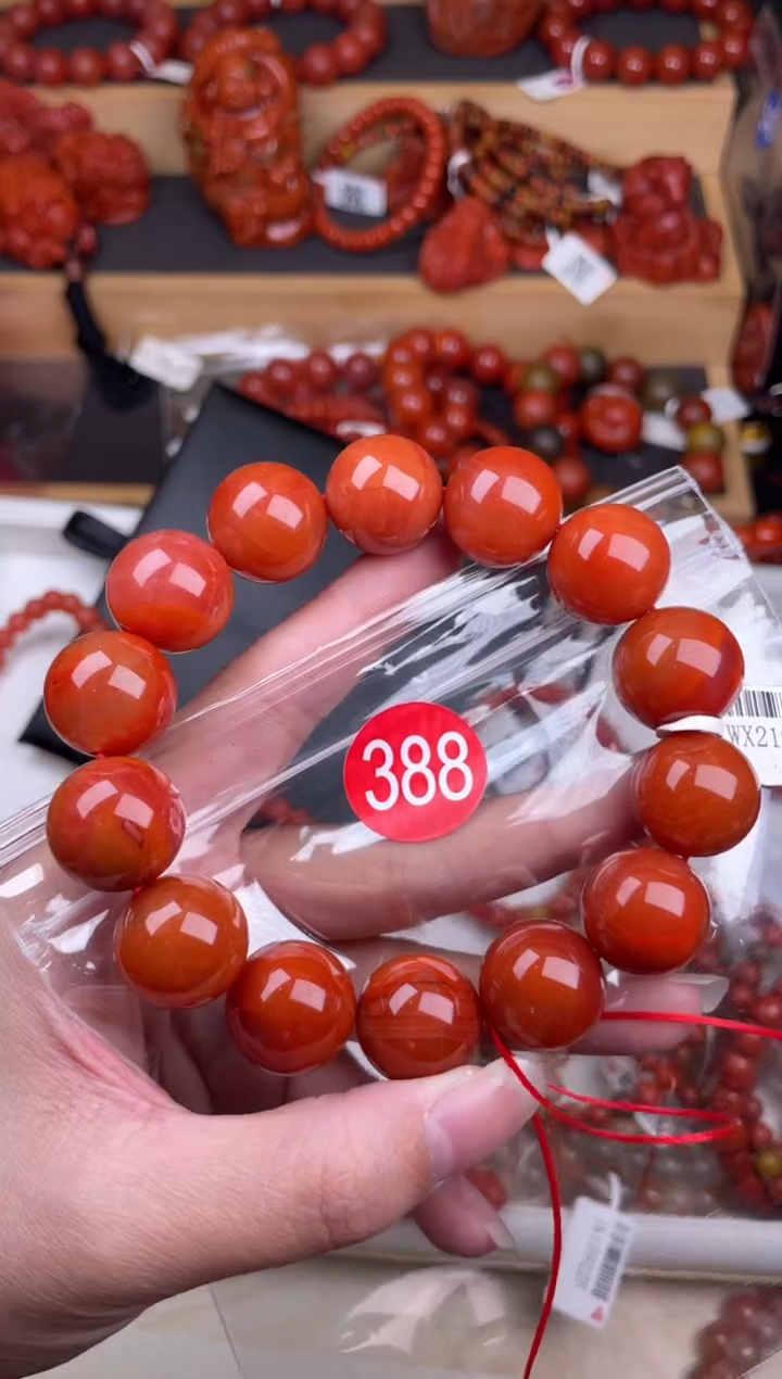 【闪购商品】南红玛瑙珠宝奇石未镶嵌388-17+