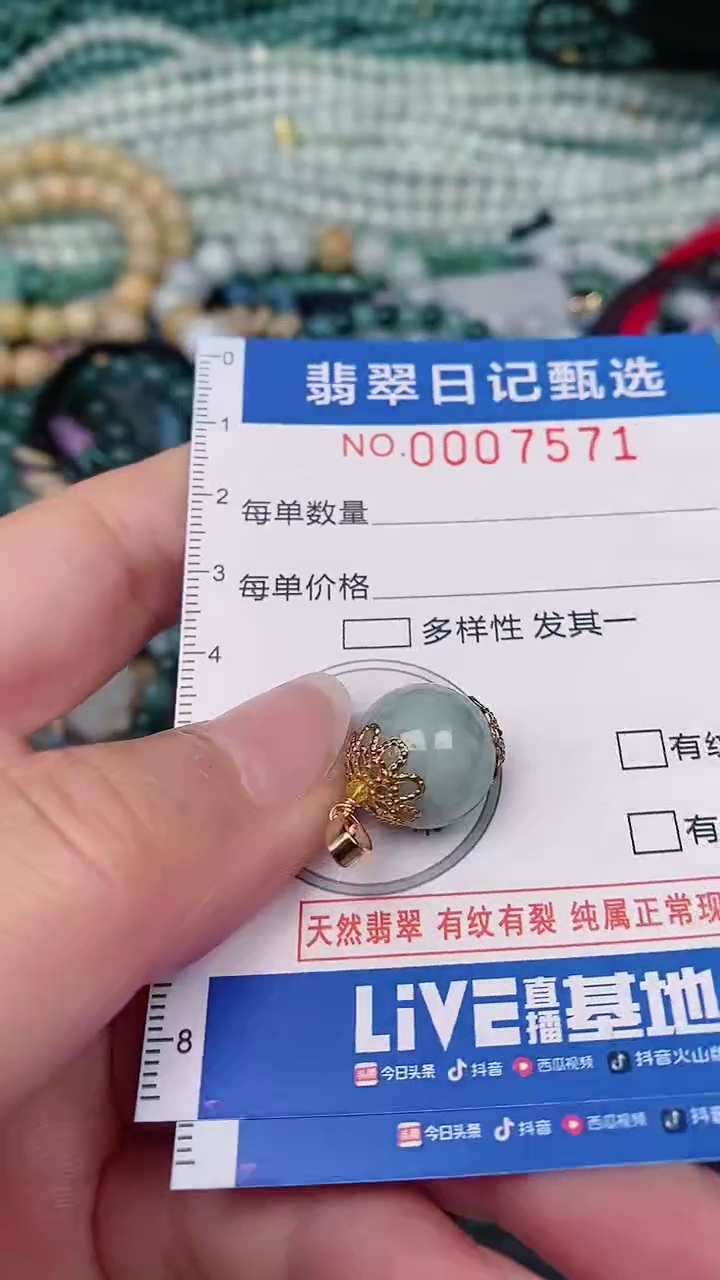 【闪购商品】翡翠颈饰未镶嵌00007571