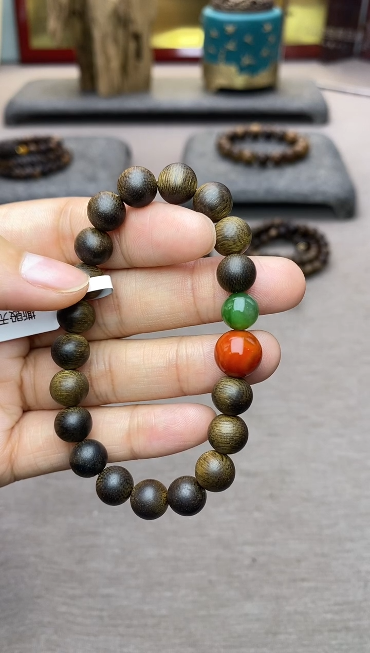 【闪购商品】沉香手串黄棋楠沉水08老料＋配饰设计