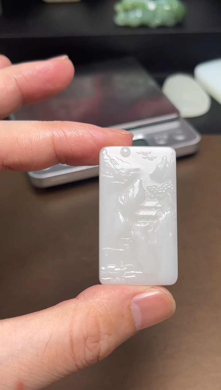 和田玉未镶嵌颈饰20 通