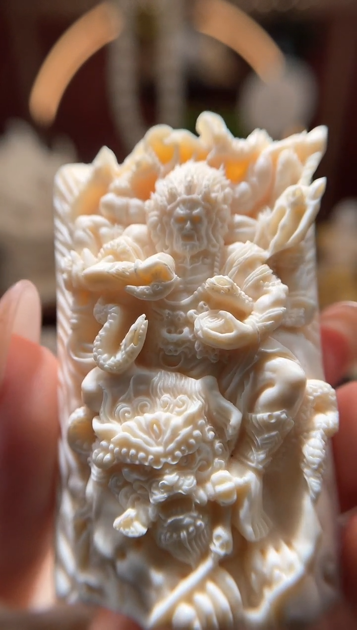 【闪购商品】菩提根/象牙果吊坠【重工版】大黑天