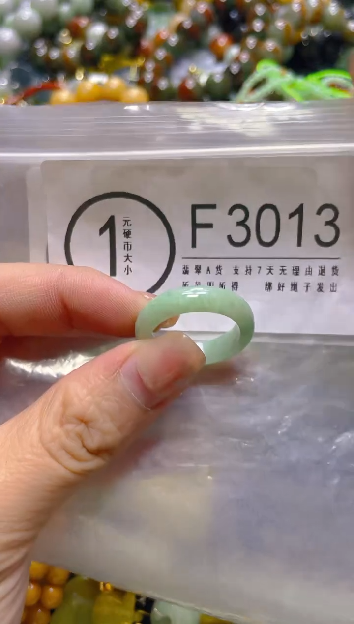 颈饰未镶嵌翡翠19.2MM/F/翡翠A货，一件也是批发价