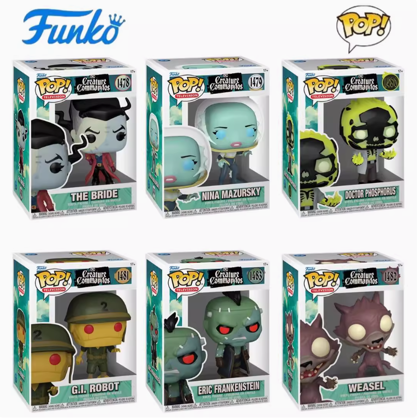 FUNKO DC生物突击队Creture Commandos 手办磷博士人鱼弗兰肯