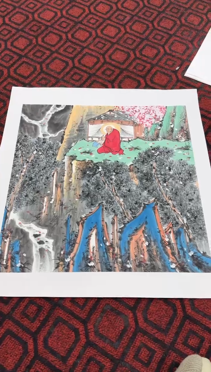 【闪购商品】国画国画绘画山水花鸟