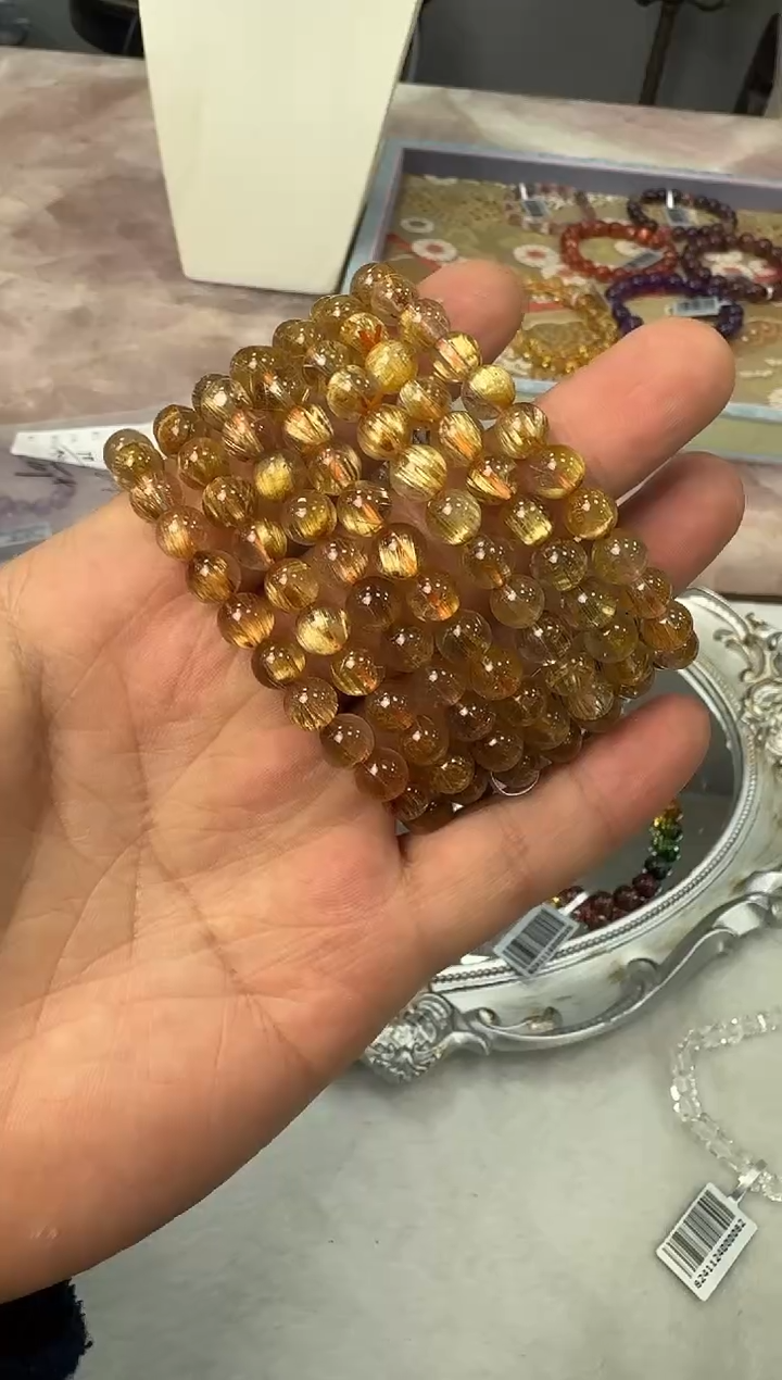 【闪购商品】水晶手链未镶嵌GCK958约7mm多样性发一件