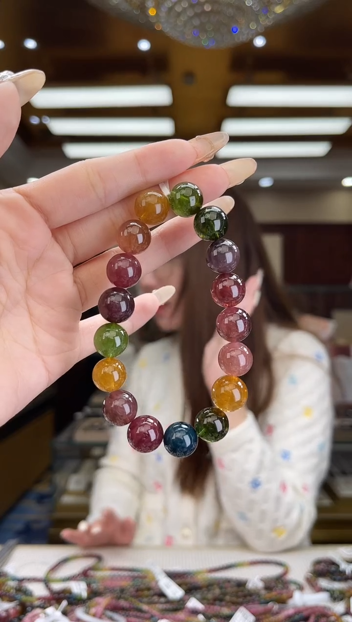 【闪购商品】碧玺/未镶嵌12mm+碧玺单圈多样性发货58
