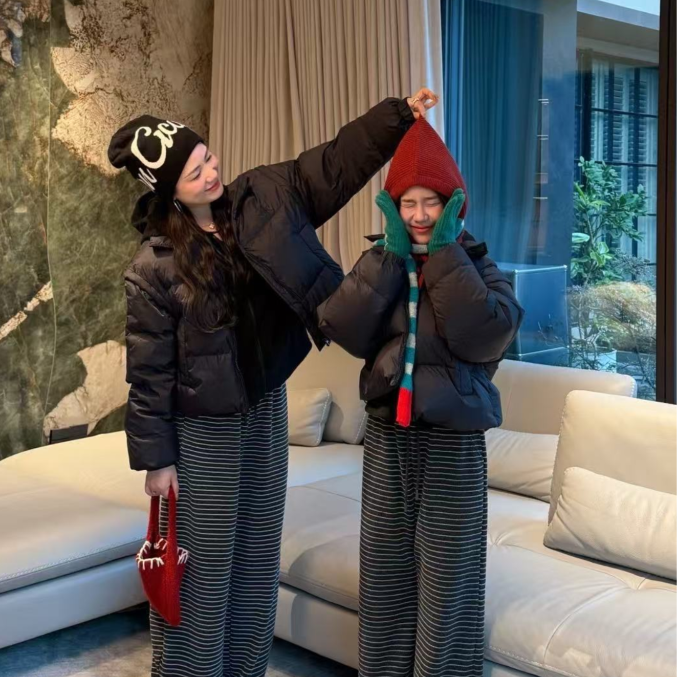 【亲子穿搭】可拆卸短款羽绒服外套