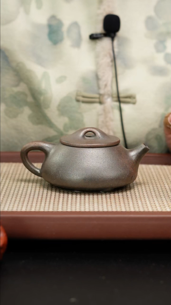 【闪购商品】紫砂茶壶朱段还原烧景舟石瓢230