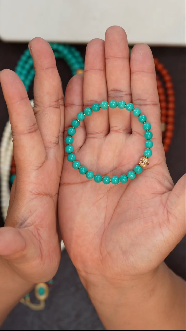 【闪购商品】绿松石手串未镶嵌绿松石手串