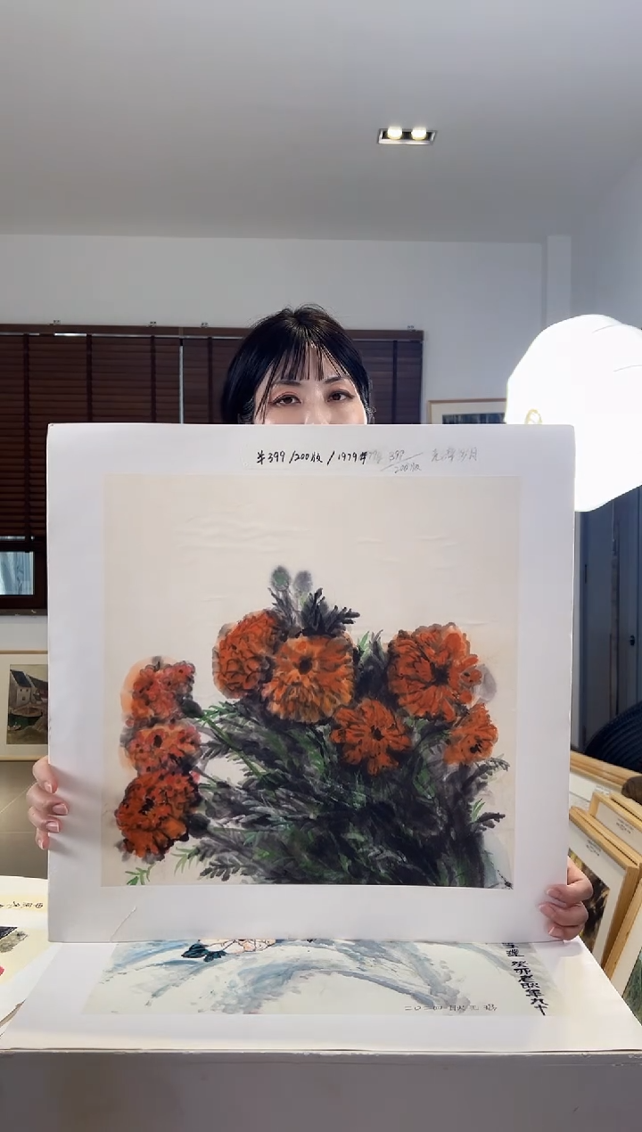 【闪购商品】版画耿玉琨限量作品亲签盖章版画S