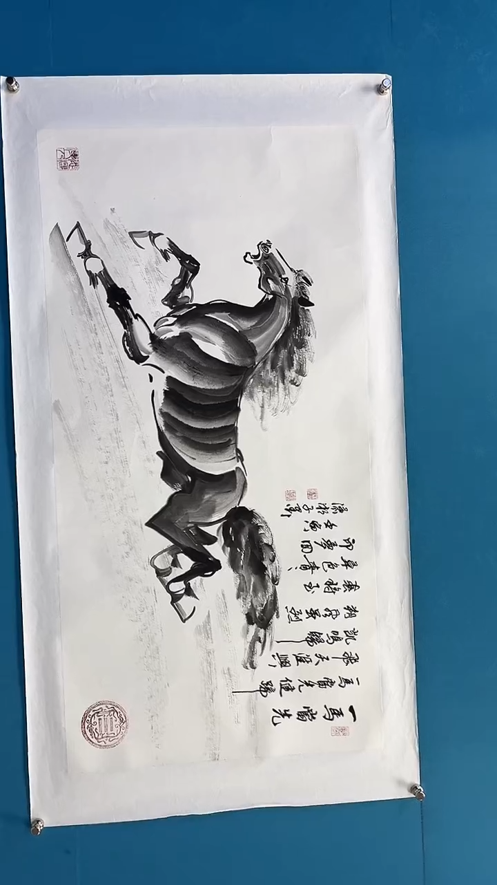 【闪购商品】绘画邓志标骏马系列5