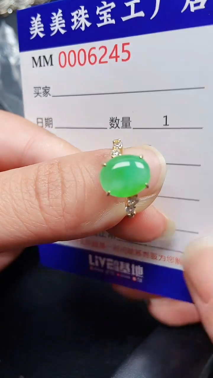 颈饰银S925镶嵌翡翠6245