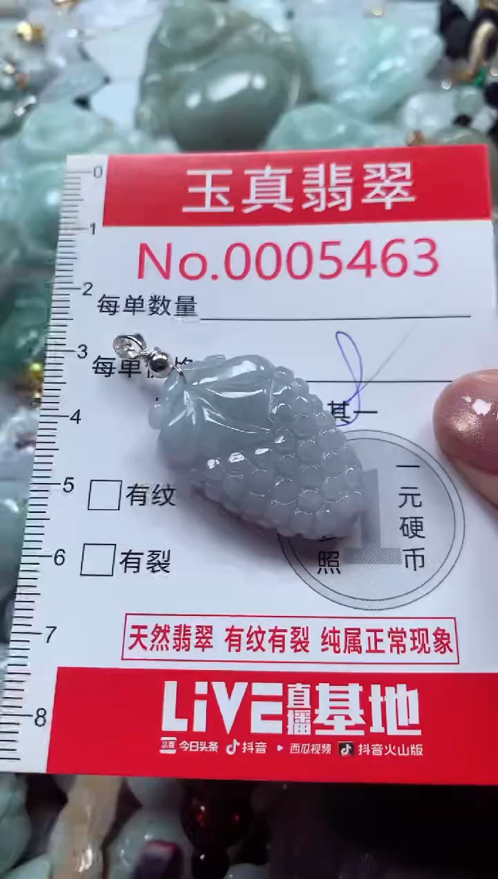 吊坠(不含链)未镶嵌翡翠5463