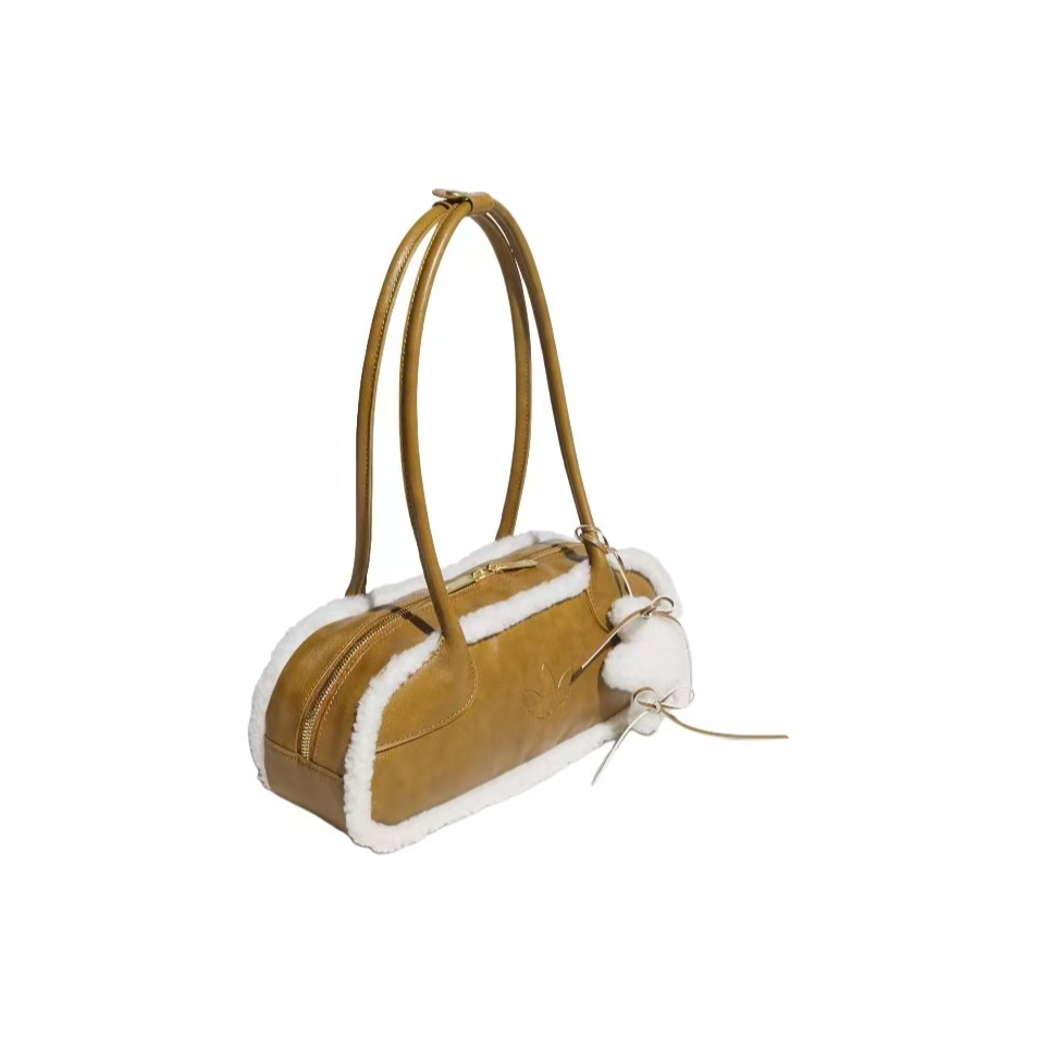 adidas/阿迪达斯originals 3.5L 压花三叶徽标法手提包 KT0859