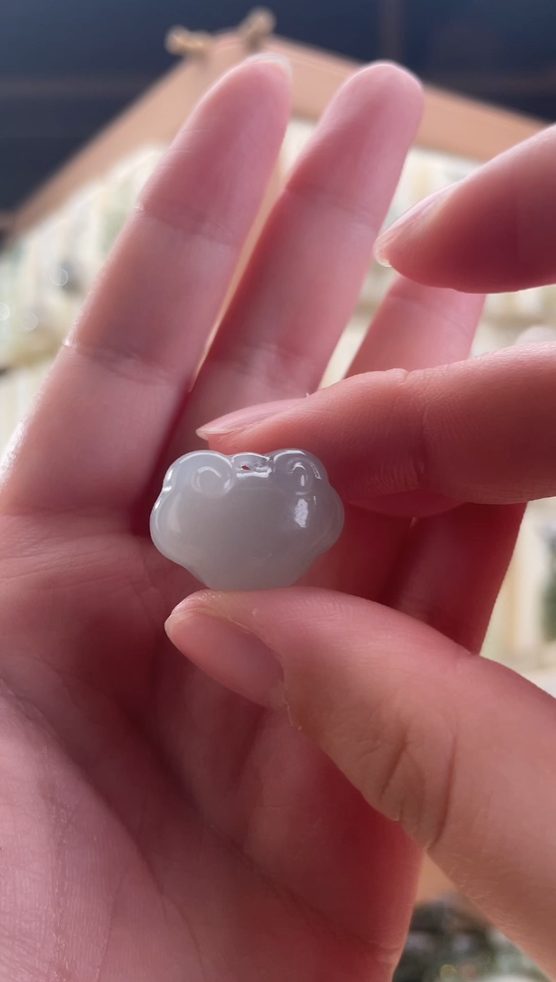 【闪购商品】和田玉颈饰未镶嵌胖锁