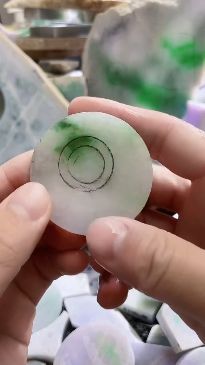 裸石翡翠天然A货翡翠板料