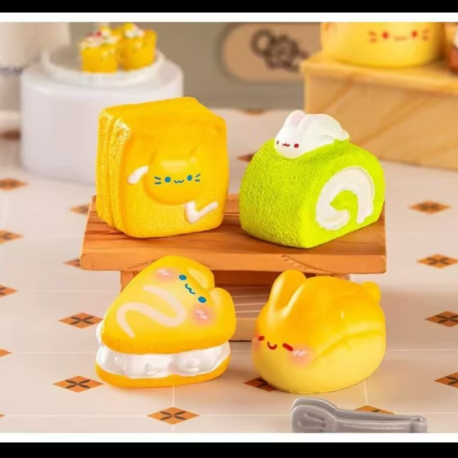 【三三代拆】可爱西点点派对盲盒潮玩萌粒