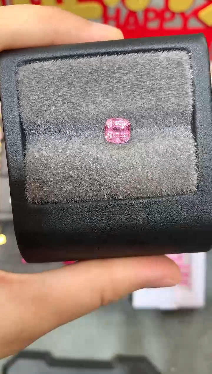 【闪购商品】定制尖晶石裸石未镶嵌枕型 粉色调 1.74ct