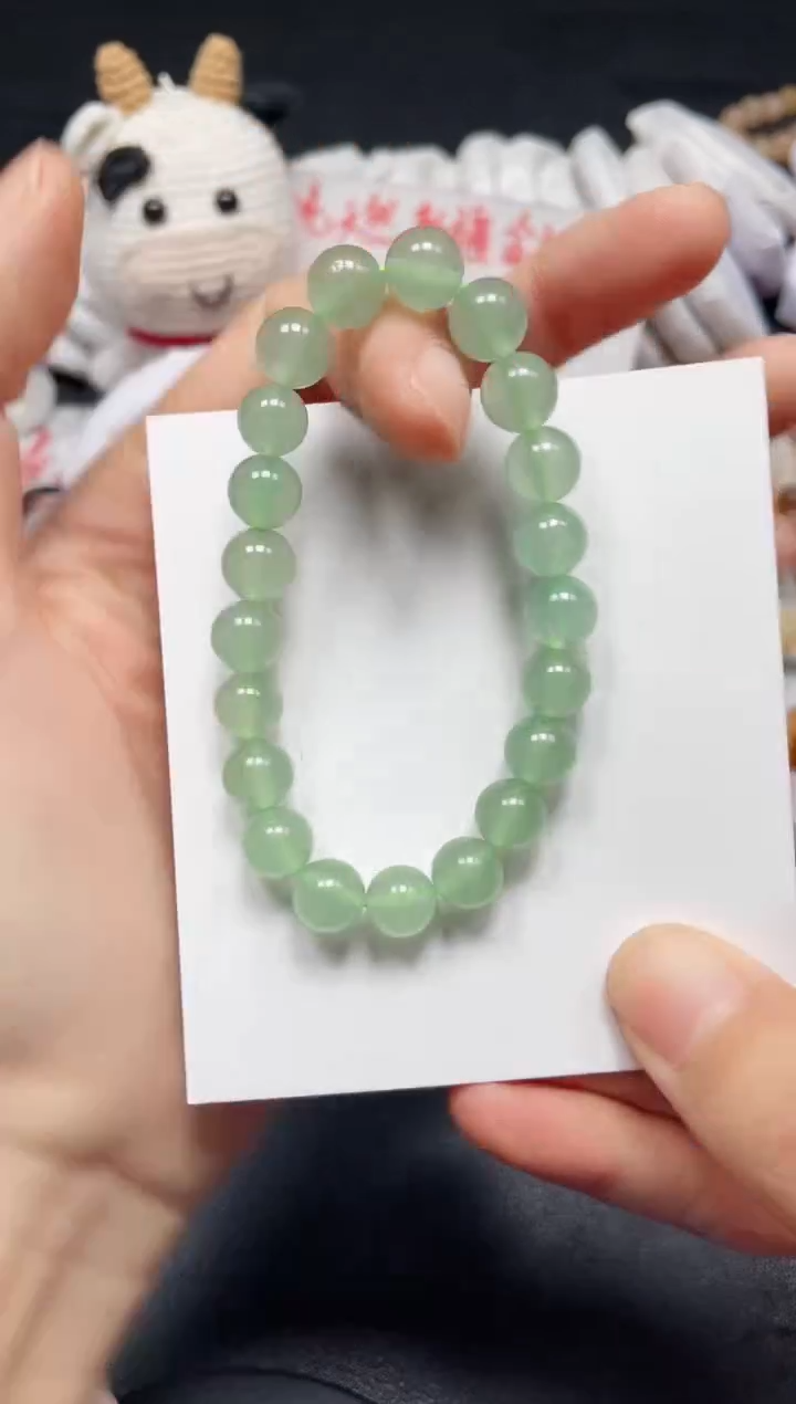 【闪购商品】石英质玉手链未镶嵌东陵卡8