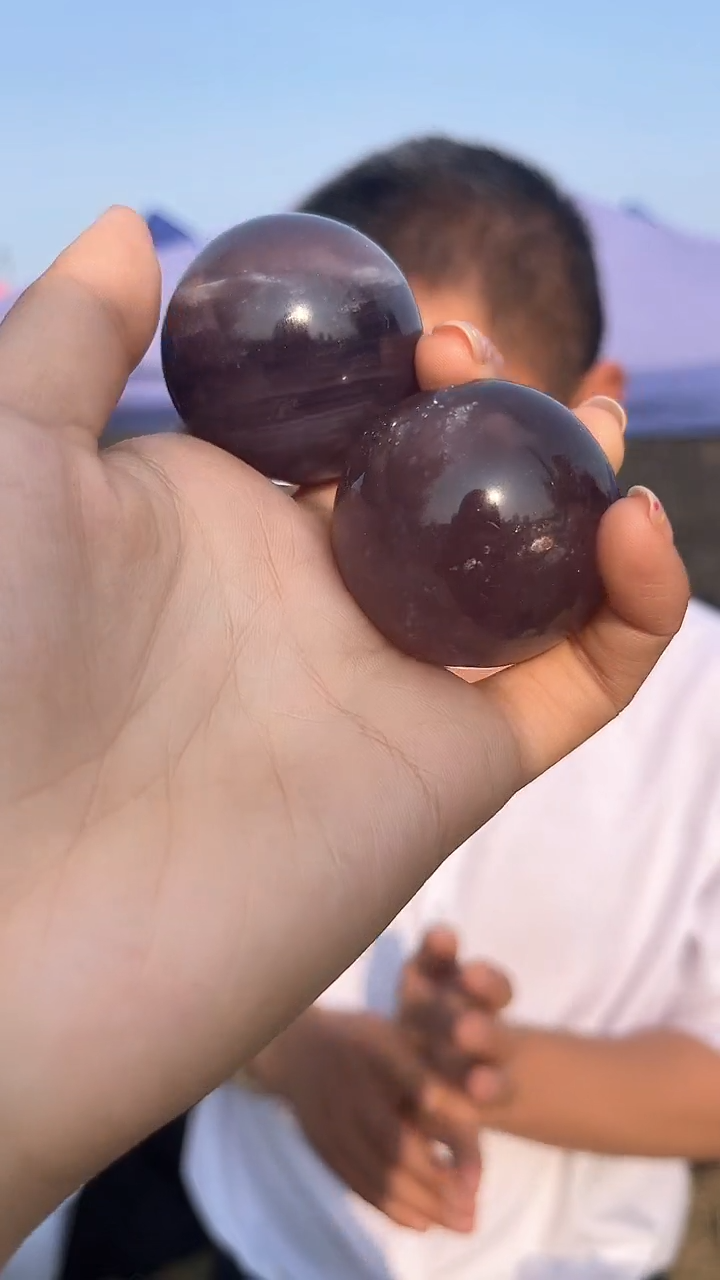 球未镶嵌萤石天然多样性发一41mm