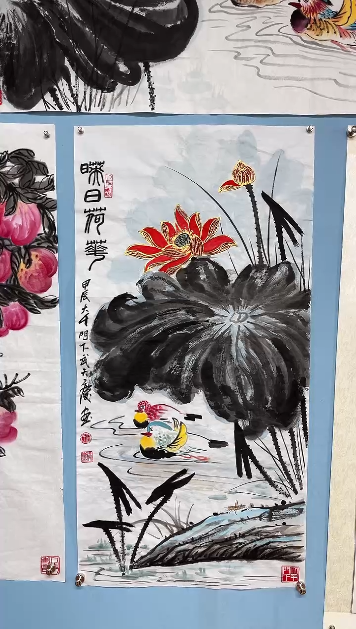 【闪购商品】国画武天庆映日荷花