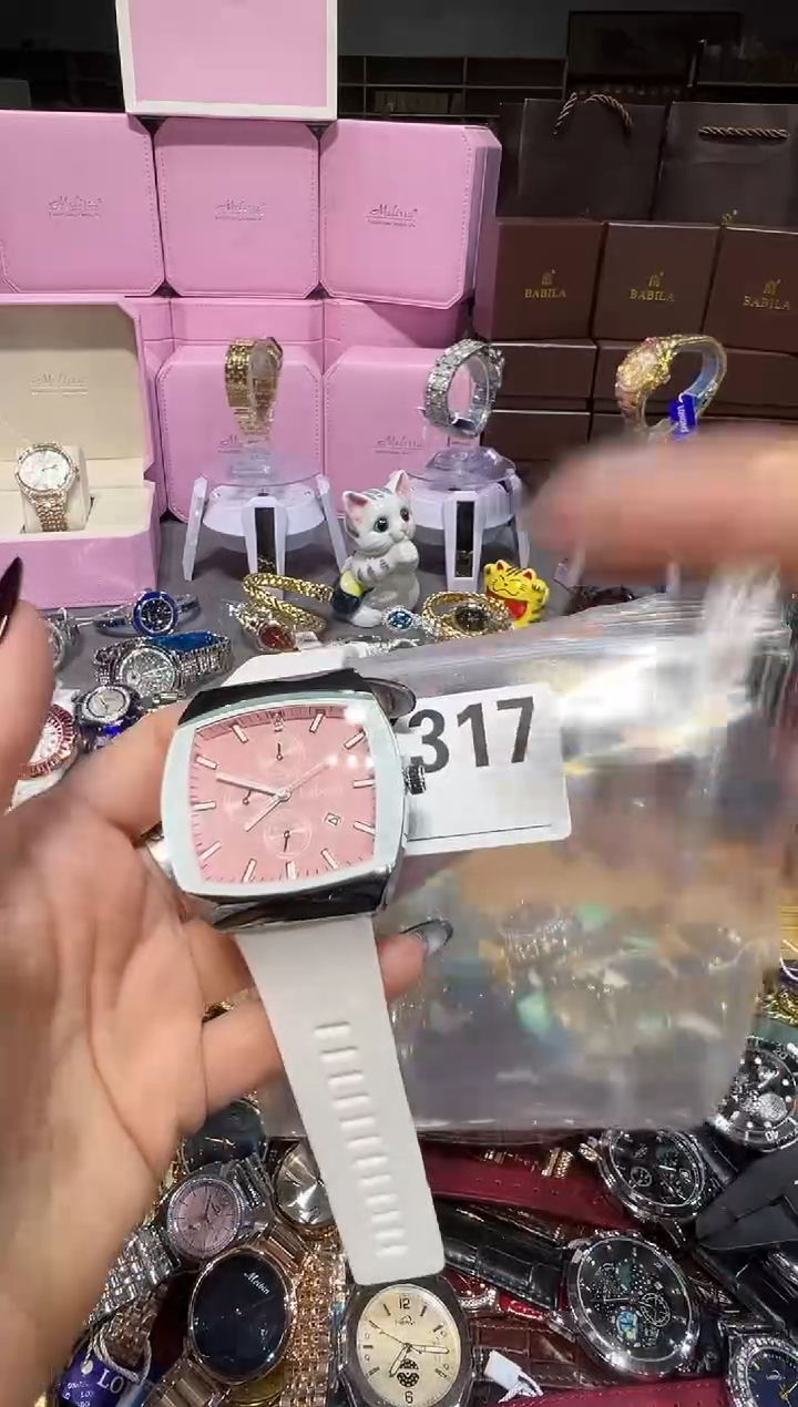 石英机芯不锈钢不锈钢直播定闪专用