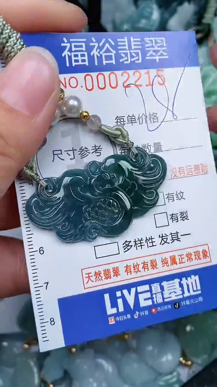 翡翠未镶嵌颈饰...0002215