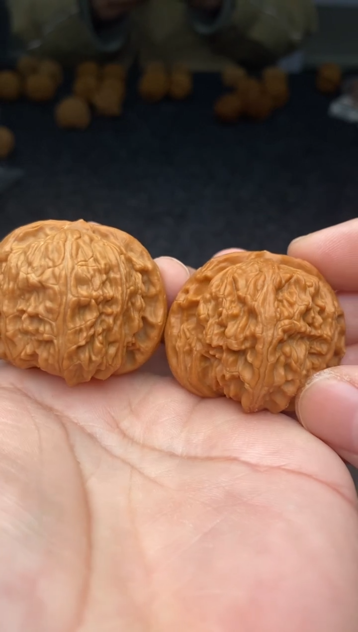 把件文玩核桃B198号45尺白狮子