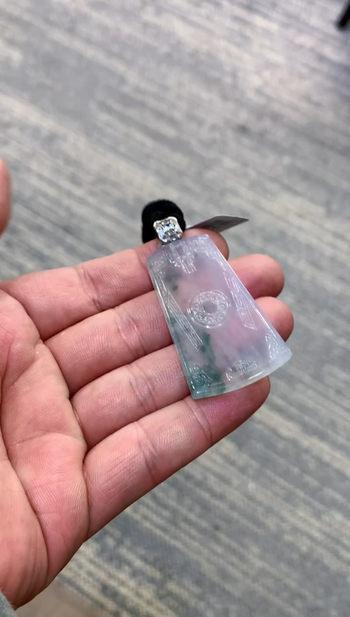 颈饰未镶嵌翡翠天然A货翡翠