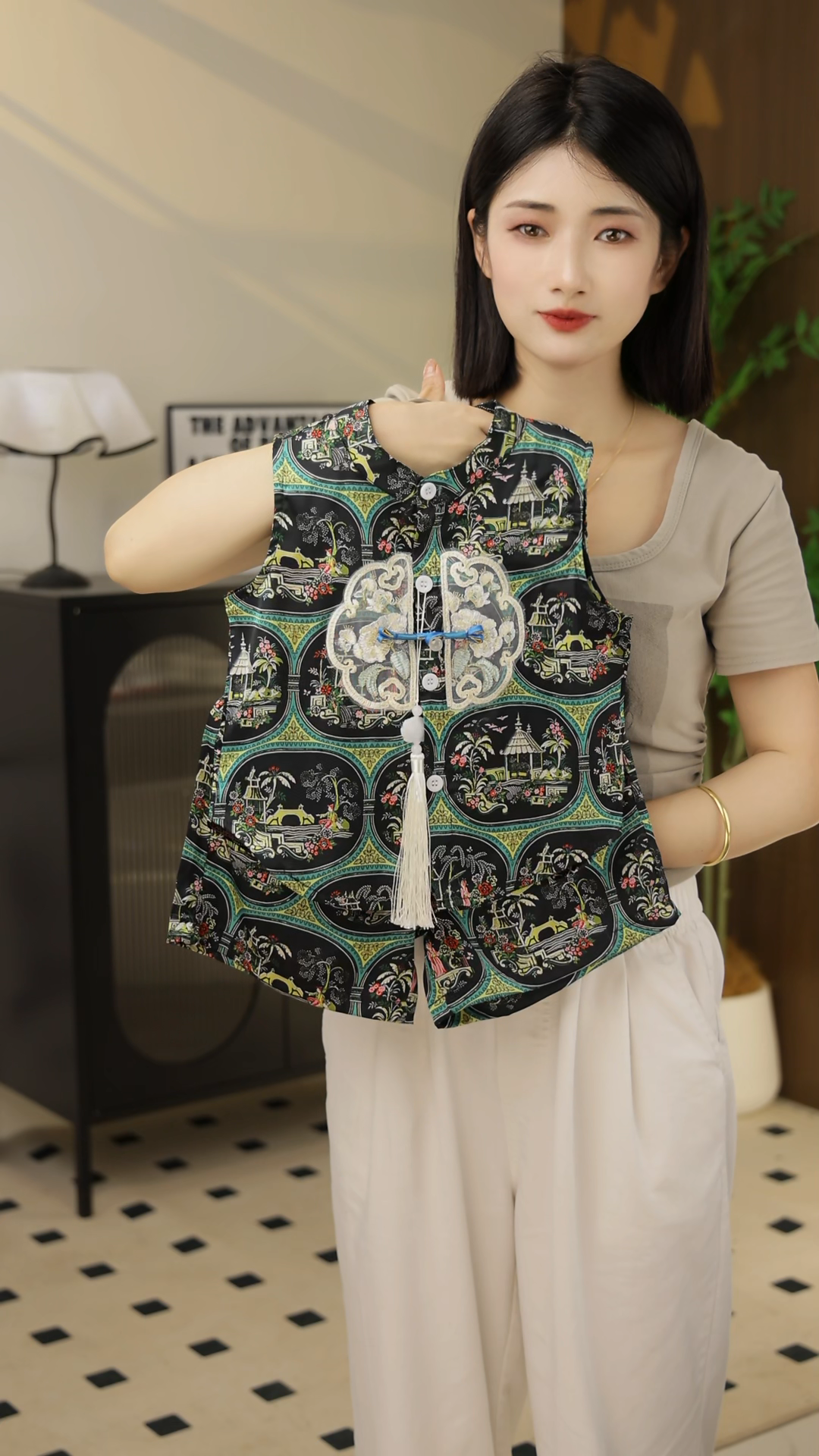 男童夏装套装2025新款国风中小童无袖短裤宝宝夏季两件套民族风潮