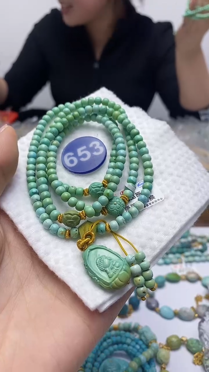 【闪购商品】绿松石项链未镶嵌653