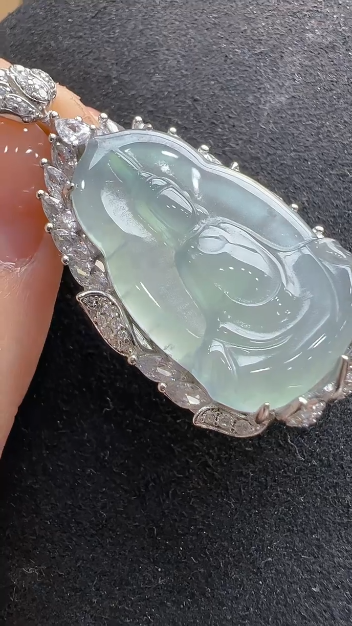 【闪购商品】翡翠吊坠(不含链)银S925镶嵌多样性发货拍一发一