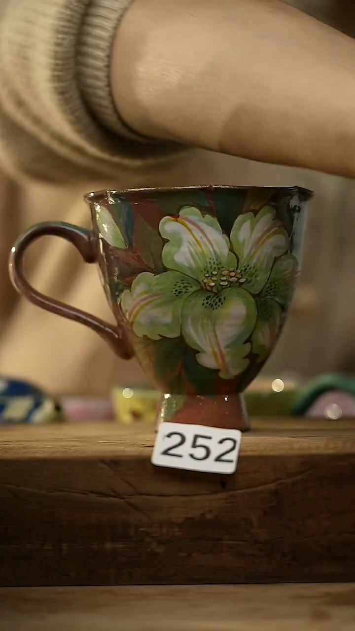 【闪购商品】瓷片油画风·彩绘·设计师石一款