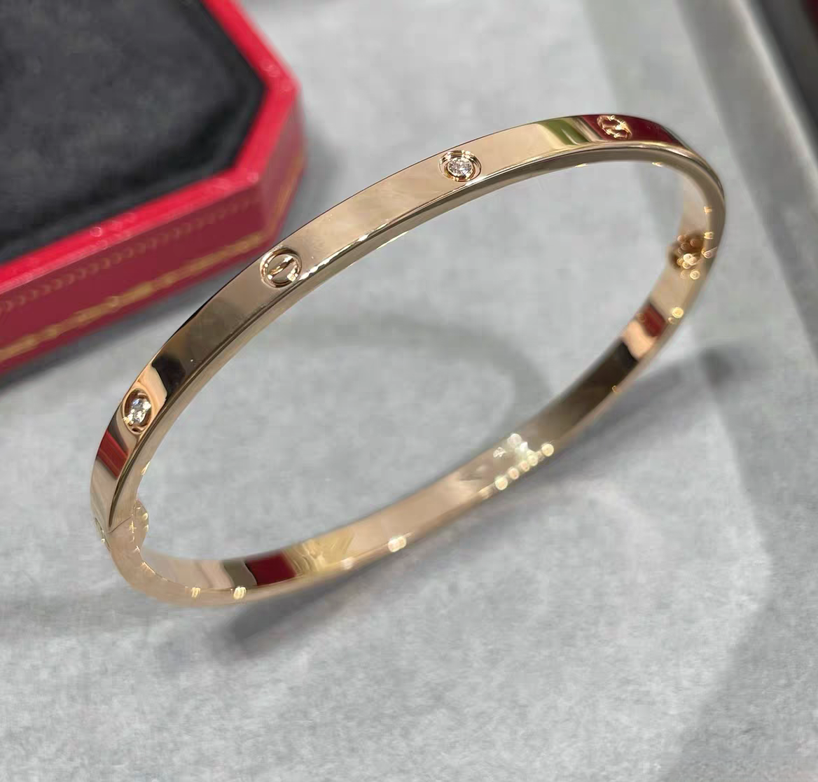 钛钢手镯 经典法式情侣同款手镯123