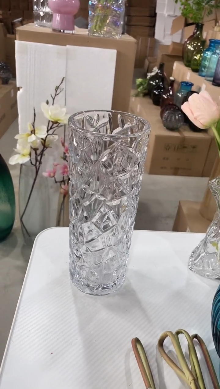 【闪购商品】无铅玻璃透明冰纹小号