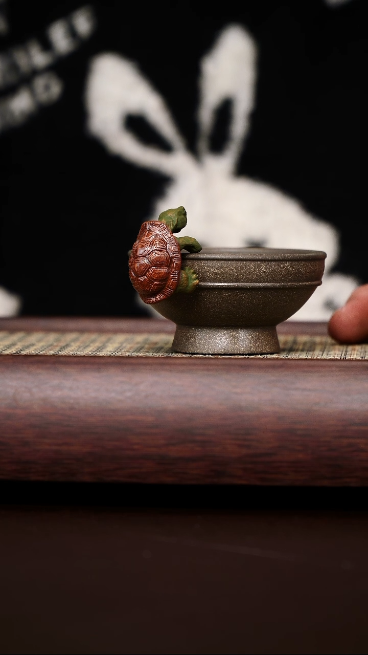 原矿茶宠小乌龟富甲