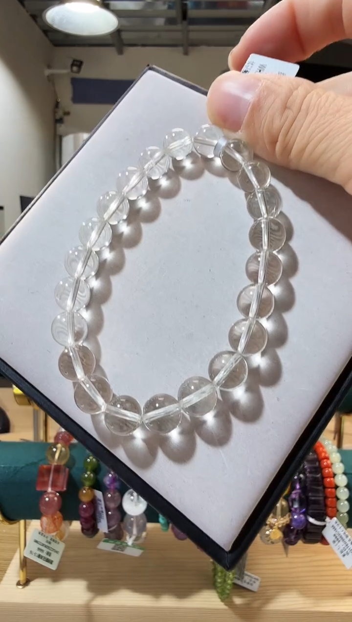 未镶嵌手链水晶优0701 约8mm