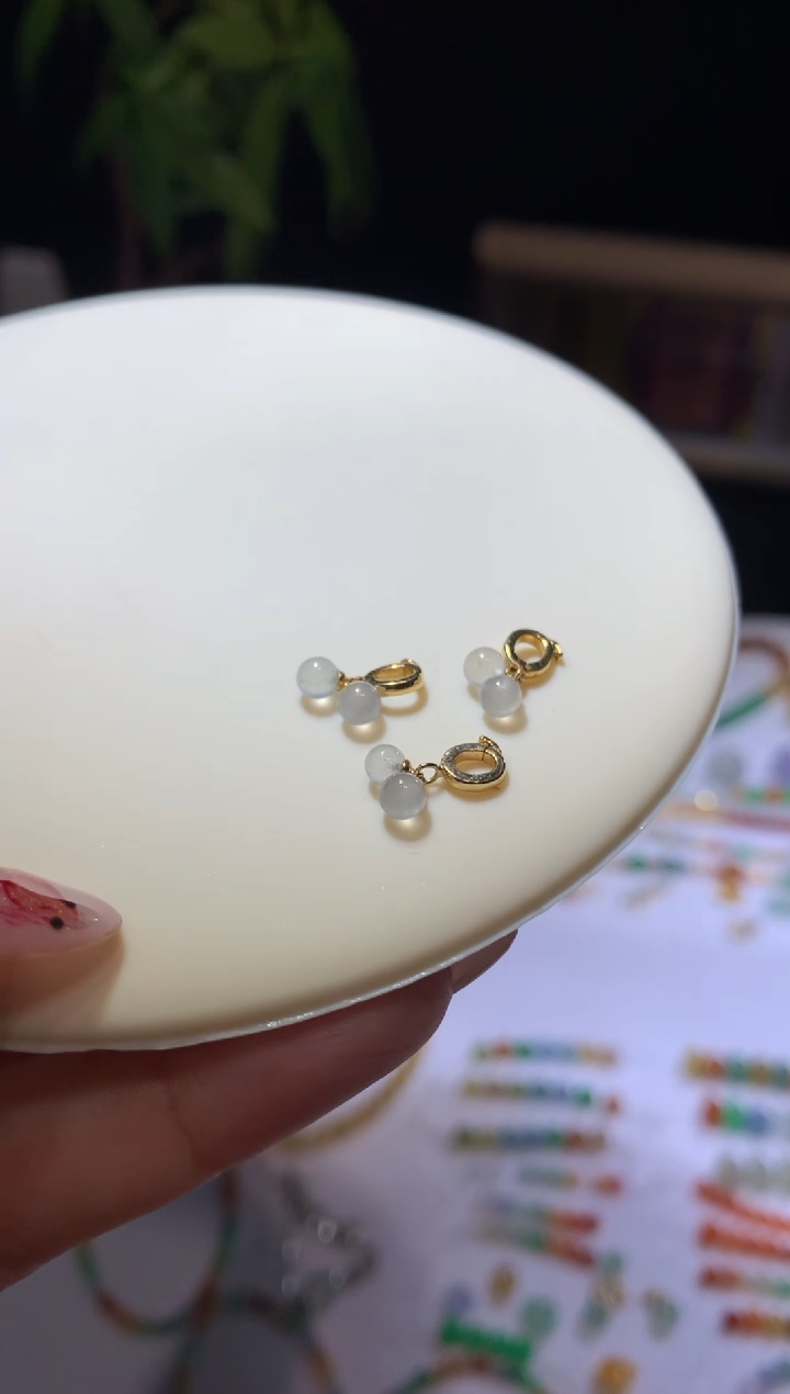 【闪购商品】定制翡翠18K金镶嵌提溜（多样性发货一件发货）680+68