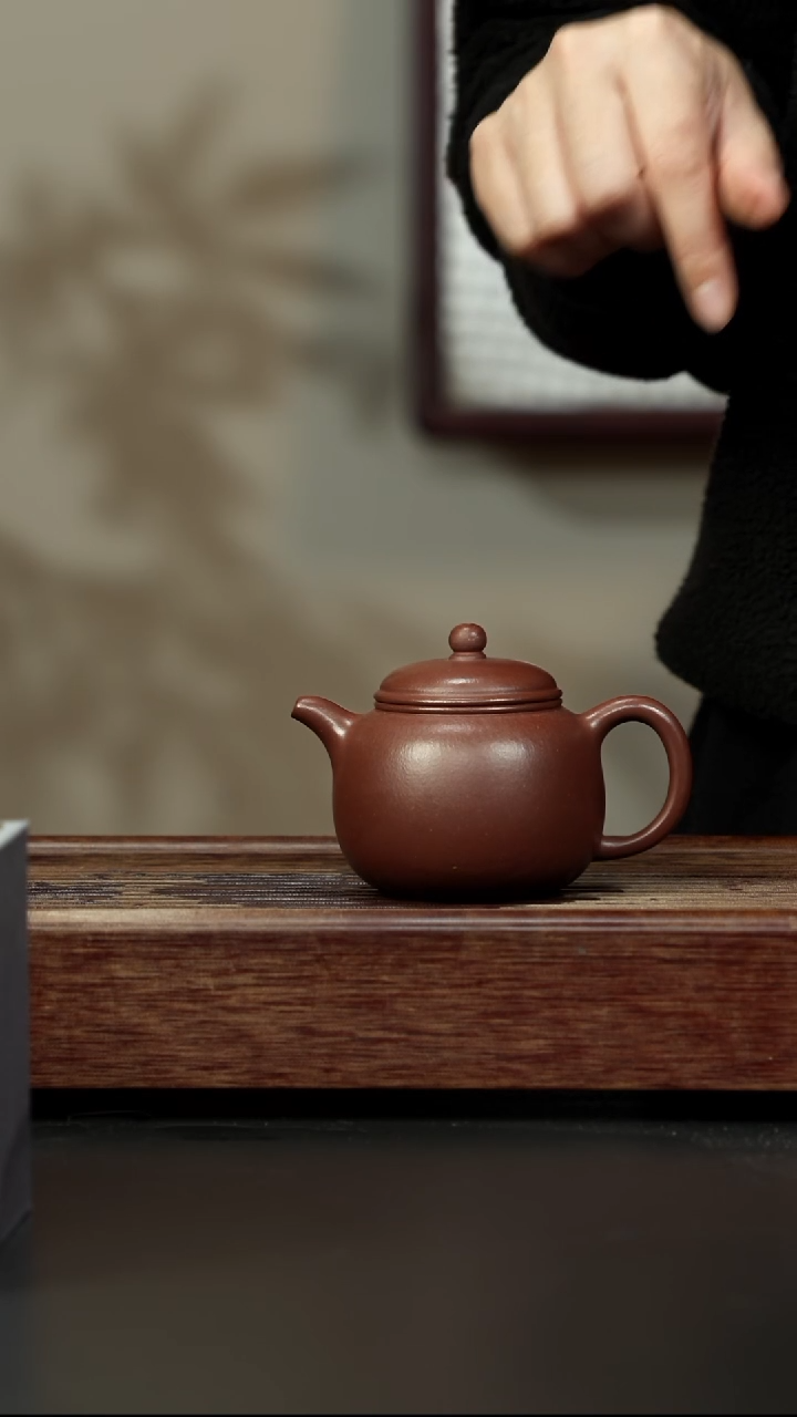 茶壶紫砂老紫泥 小匏樽 170左右